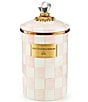MacKenzie-Childs Check Canister, Color:Rosy Check - Image 3