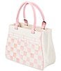 MacKenzie-Childs Rosy Check Doodles Handbag Vase - Image 2