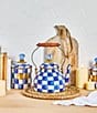 MacKenzie-Childs Check Enamel Tea Kettle, 2 Qt., Color:Royal Check - Image 8
