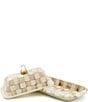 MacKenzie-Childs Check Enamel Butter Box, Color:Mocha Check - Image 3