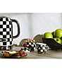 MacKenzie-Childs Check Enamel Creamer, Color:Courtly Check - Image 3