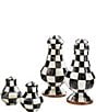 MacKenzie-Childs Check Enamel Large Salt & Pepper Shaker Set, Color:Courtly Check - Image 2