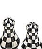 MacKenzie-Childs Check Enamel Large Salt & Pepper Shaker Set, Color:Courtly Check - Image 3