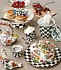 MacKenzie-Childs Check Enamel Large Salt & Pepper Shaker Set, Color:Courtly Check - Image 5