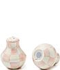 MacKenzie-Childs Check Salt & Pepper Shaker Set, Color:Rosy Check - Image 2