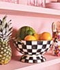 MacKenzie-Childs Check Enamel Utensil Holder, Color:Courtly Check - Image 6
