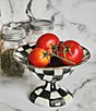 MacKenzie-Childs Check Footed Compote, Color:Courtly Check - Image 5