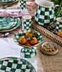 MacKenzie-Childs Check Footed Compote - Image 4