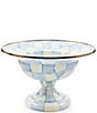 MacKenzie-Childs Check Footed Compote - Image 1