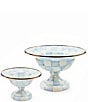 MacKenzie-Childs Check Footed Compote - Image 2