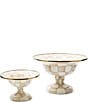 MacKenzie-Childs Check Footed Compote, Color:Mocha Check - Image 2