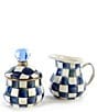 MacKenzie-Childs Check Lidded Sugar Bowl, Color:Royal Check - Image 2