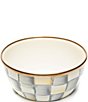 MacKenzie-Childs Check Pinch Bowl, Color:Sterling Check - Image 1
