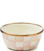 MacKenzie-Childs Check Pinch Bowl, Color:Rosy Check - Image 1