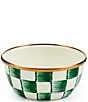 MacKenzie-Childs Check Pinch Bowl, Color:Emerald Check - Image 1