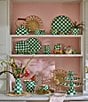 MacKenzie-Childs Check Salad/Dessert Plate, Color:Emerald Check - Image 3
