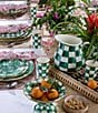 MacKenzie-Childs Check Salad/Dessert Plate, Color:Emerald Check - Image 4