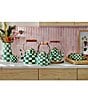MacKenzie-Childs Check Tall Enamel Vase - Image 4