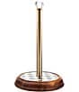 MacKenzie-Childs Check Wood Paper Towel Holder, Color:Courtly Check - Image 1