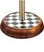MacKenzie-Childs Check Wood Paper Towel Holder, Color:Courtly Check - Image 2