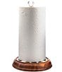 MacKenzie-Childs Check Wood Paper Towel Holder, Color:Courtly Check - Image 4