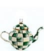 MacKenzie-Childs Check 4 Cup Teapot - Image 1