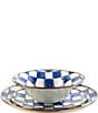 MacKenzie-Childs Check Breakfast Bowl, Color:Royal Check - Image 2