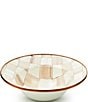 MacKenzie-Childs Check Breakfast Bowl, Color:Mocha Check - Image 2