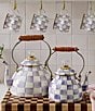 MacKenzie-Childs Check Enamel Tea Kettle - Image 5
