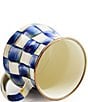 MacKenzie-Childs Check® Enamel Mug, Color:Royal Check - Image 2