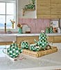 MacKenzie-Childs Check® Enamel Mug, Color:Emerald Check - Image 6