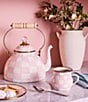 MacKenzie-Childs Check® Enamel Mug, Color:Rosy Check - Image 2