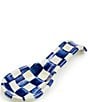 MacKenzie-Childs Check Enamel Spoon Rest, Color:Royal Check - Image 1