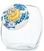 MacKenzie-Childs Sweets Jar with English Garden Lid, Color:Royal - Image 1