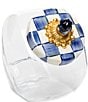 MacKenzie-Childs Sweets Jar with Check Lid, Color:Royal Check - Image 4