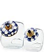 MacKenzie-Childs Sweets Jar with Check Lid, Color:Royal Check - Image 5