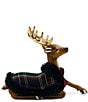 MacKenzie-Childs Timeless Tartan Resting Deer Figurine - Image 2