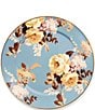 MacKenzie-Childs Wild Rose Enamel Charger Plate - Image 1