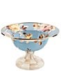 MacKenzie-Childs Wild Rose Footed Compote - Image 3