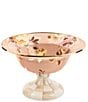 MacKenzie-Childs Wild Rose Footed Compote - Image 1