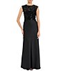 Maggy London Sequin Mesh Lace Bodice Gown - Image 1