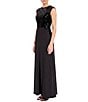 Maggy London Sequin Mesh Lace Bodice Gown - Image 3