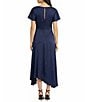Maggy London Short Flutter Sleeve Midi Dress - Image 2