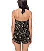 Magicsuit Balinese Piper Crochet Halter Neck Romper Swim Cover-Up, Color:Black/Multi - Image 2
