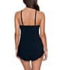 Magicsuit Halo Effect Goldie Underwire Swim Romper, Color:Black - Image 2