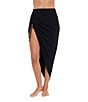 Magicsuit Matte Jersey Adjustable Drawstring Pull-On Skirt Swim Cover-Up - Image 1