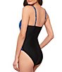 Magicsuit Shiver Cat Saki Moderate Coverage V-Neck One Piece Swimsuit - Image 3