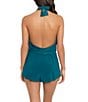 Color:Palm Green - Image 2 - Bianca Control Fit One-Piece Swimsuit Romper