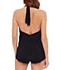 Color:Black - Image 2 - Bianca Control Fit One-Piece Swimsuit Romper