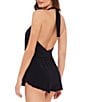 Color:Black - Image 3 - Bianca Control Fit One-Piece Swimsuit Romper